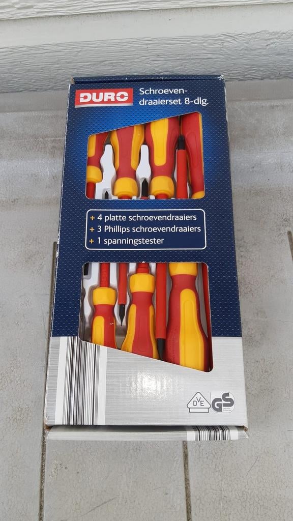 Duro Schroeven draaierset, Doe-het-zelf en Verbouw, Gereedschap | Handgereedschap, Ophalen of Verzenden, Nieuw