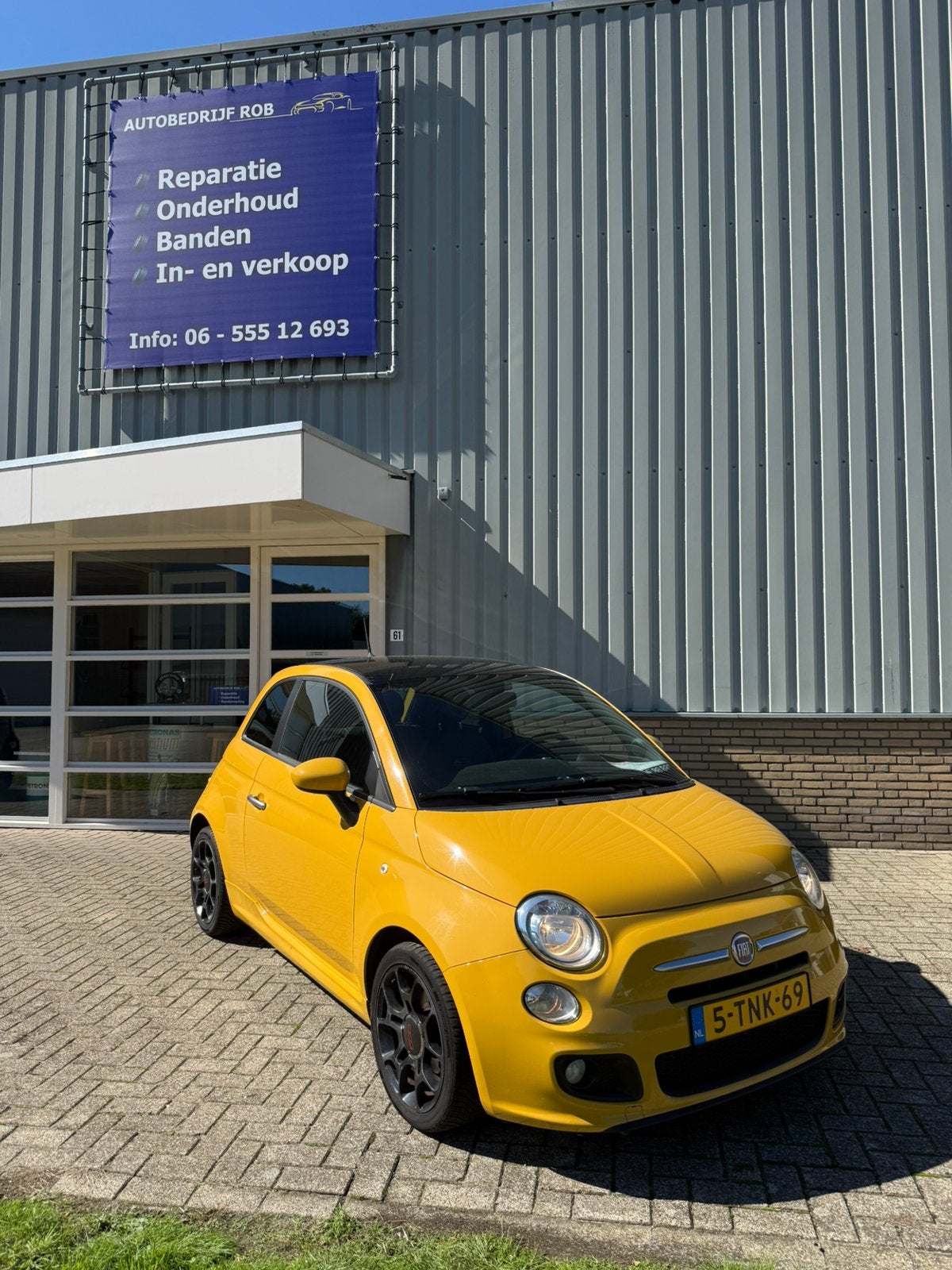 Fiat 500 S 0.9 80pk Twinair Turbo 2014 Geel, Voorwielaandrijving, 31 €/maand, Leder en Stof, 905 kg
