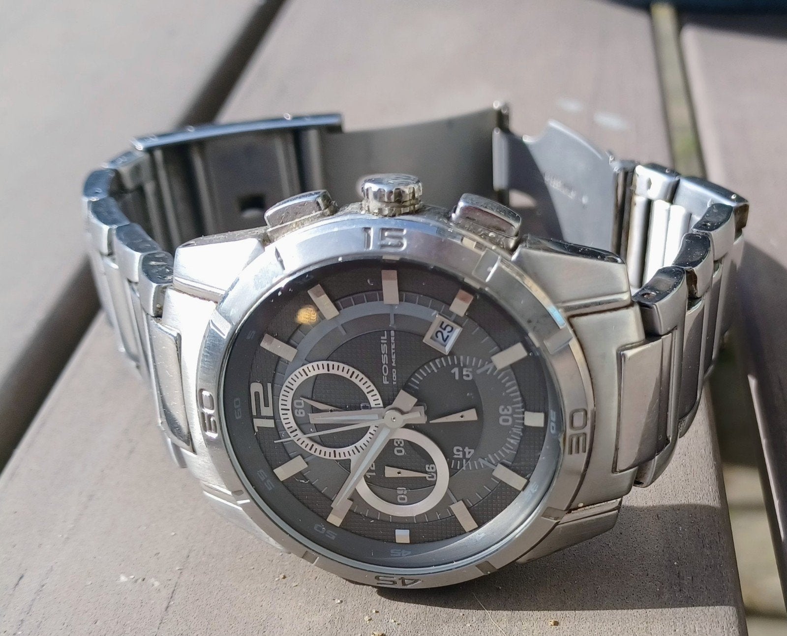 Fossil Blue Horloge Type: CH2502, Overige merken, Staal, Staal, Polshorloge