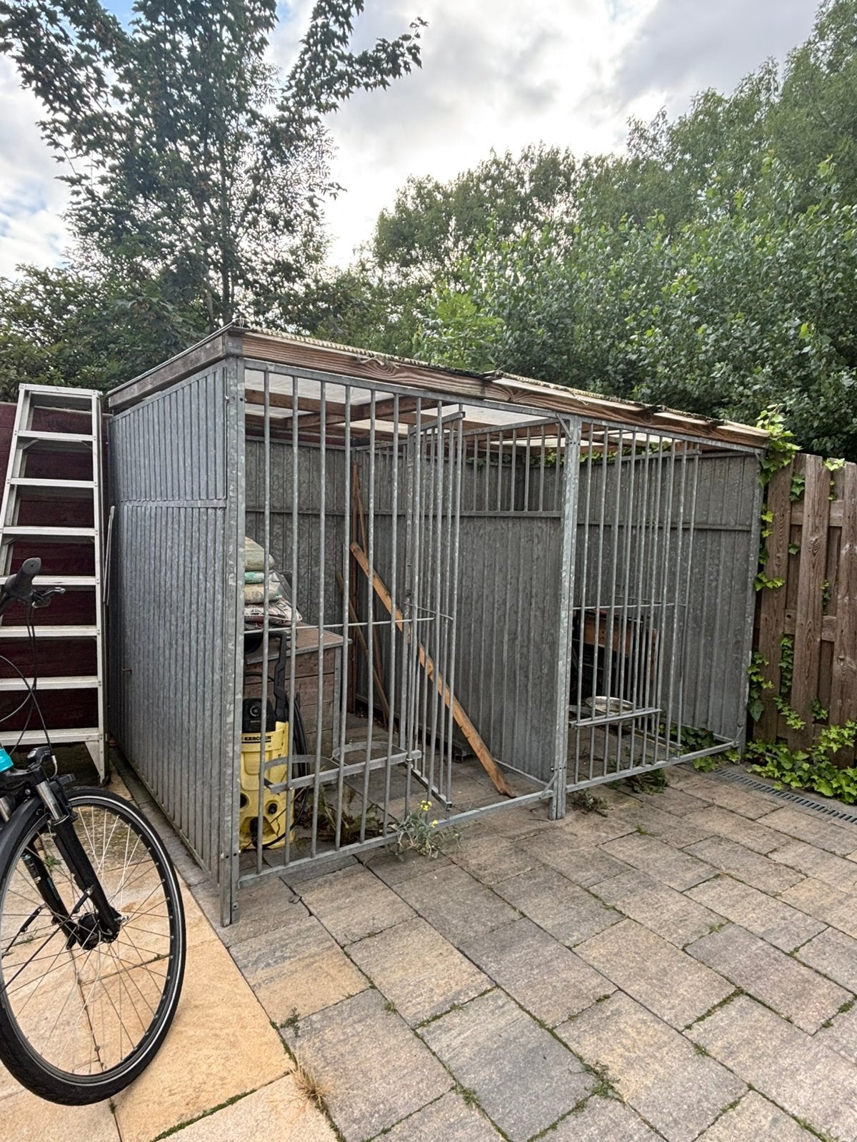 Mooie ijzeren kennels, Ophalen, Gebruikt, 110 cm of meer, 100 cm of meer
