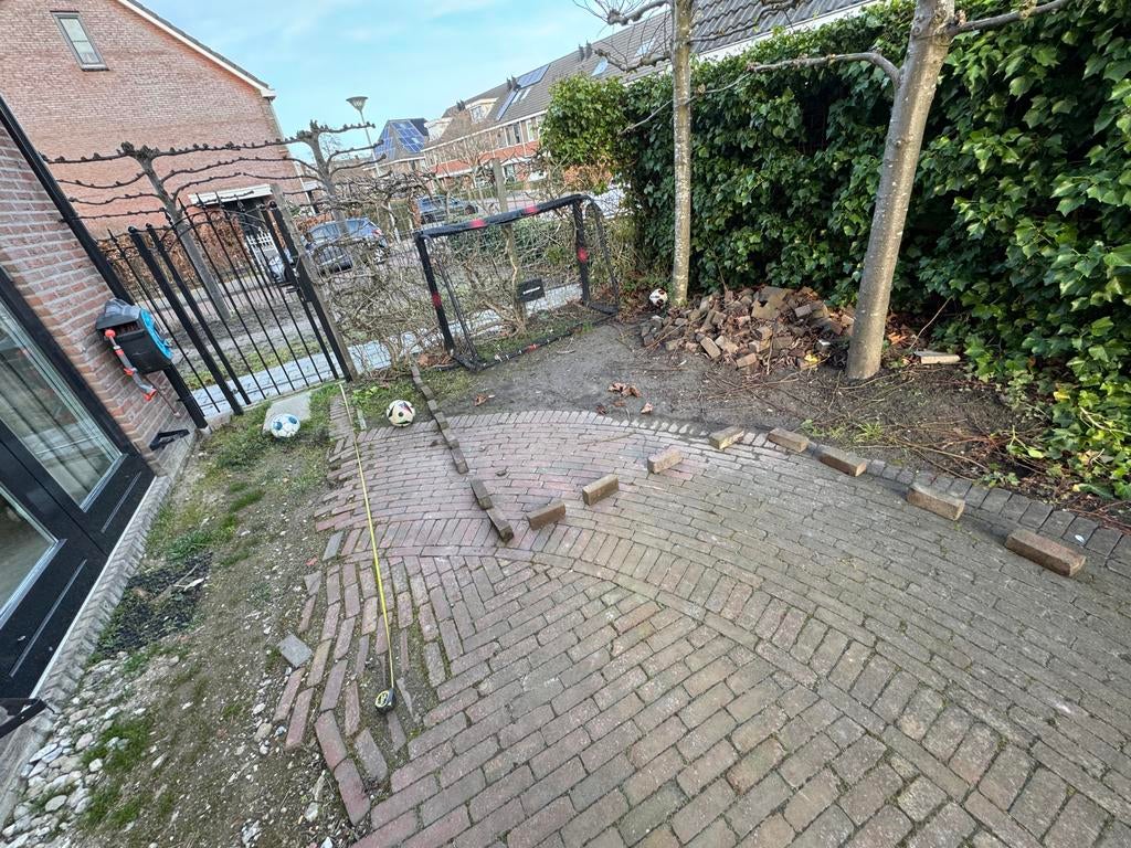 Klinkers 3700 stuks, ook in delen af te nemen, Tuin en Terras, Ophalen, Overige materialen, Gebruikt, Klinkers