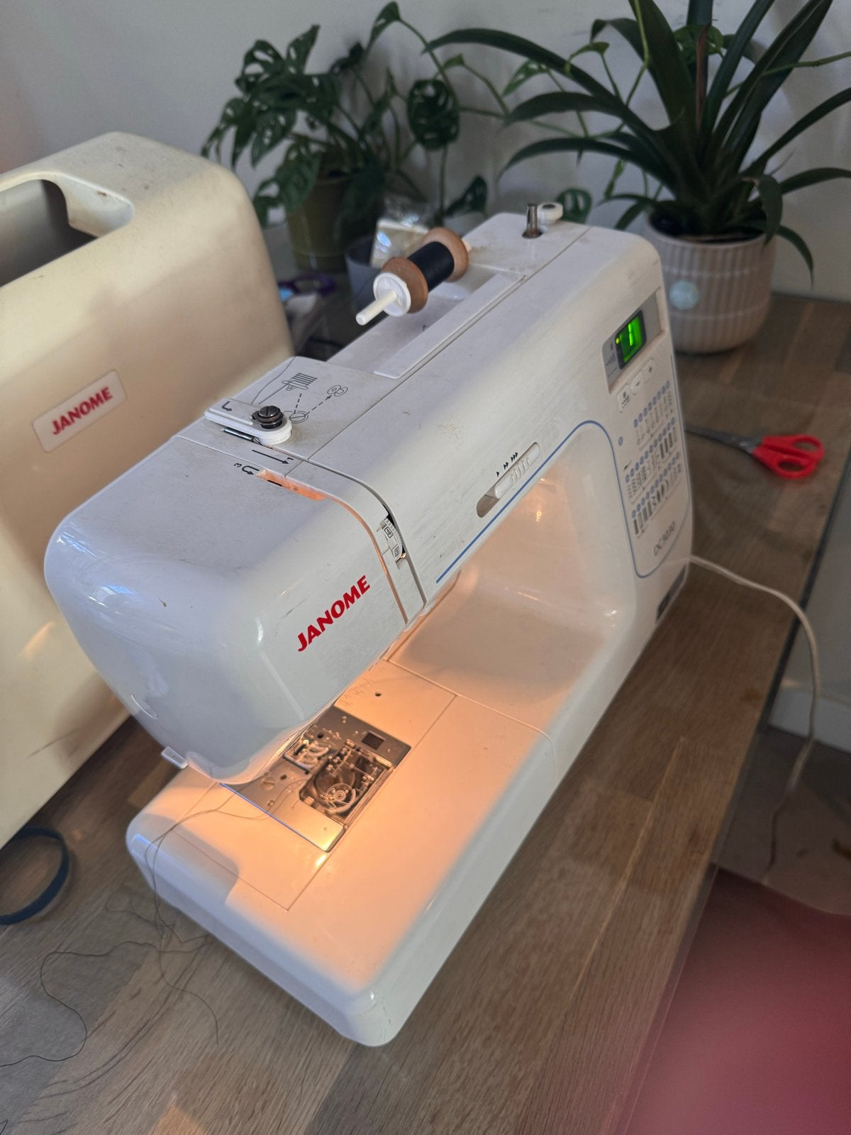 Janome DC3030 Naaimachine - Gebruikt maar functioneel, Ophalen, Gebruikt, Naaimachine, Janome