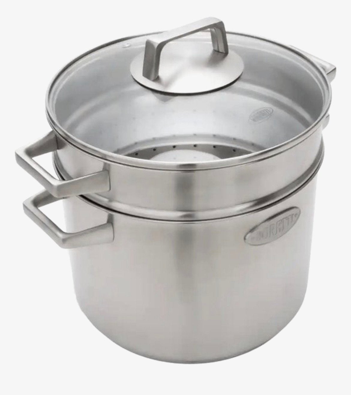 Boretti Pastapan/Stoompan  ø25cm, Ophalen of Verzenden, Zo goed als nieuw, Rvs