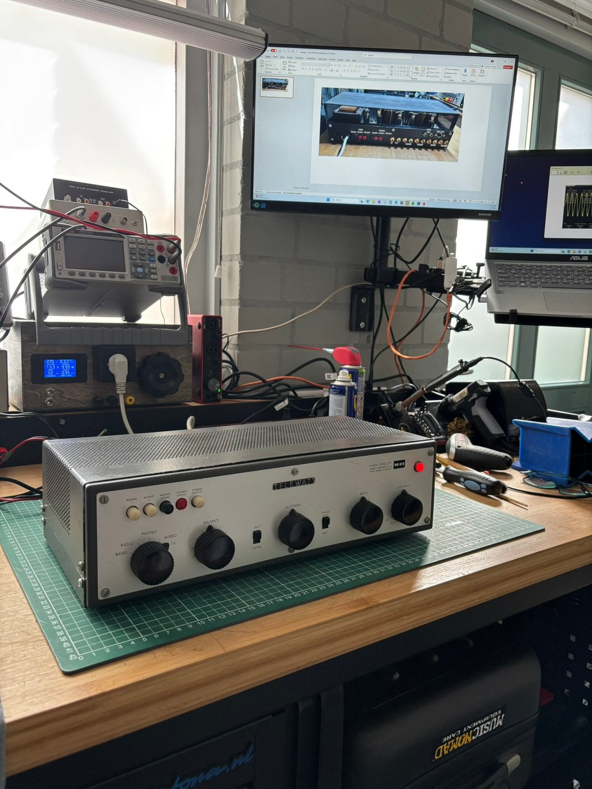 Klein + Hummel Telewatt VS-56 (inc. servicerapport), Ophalen of Verzenden, Versterker