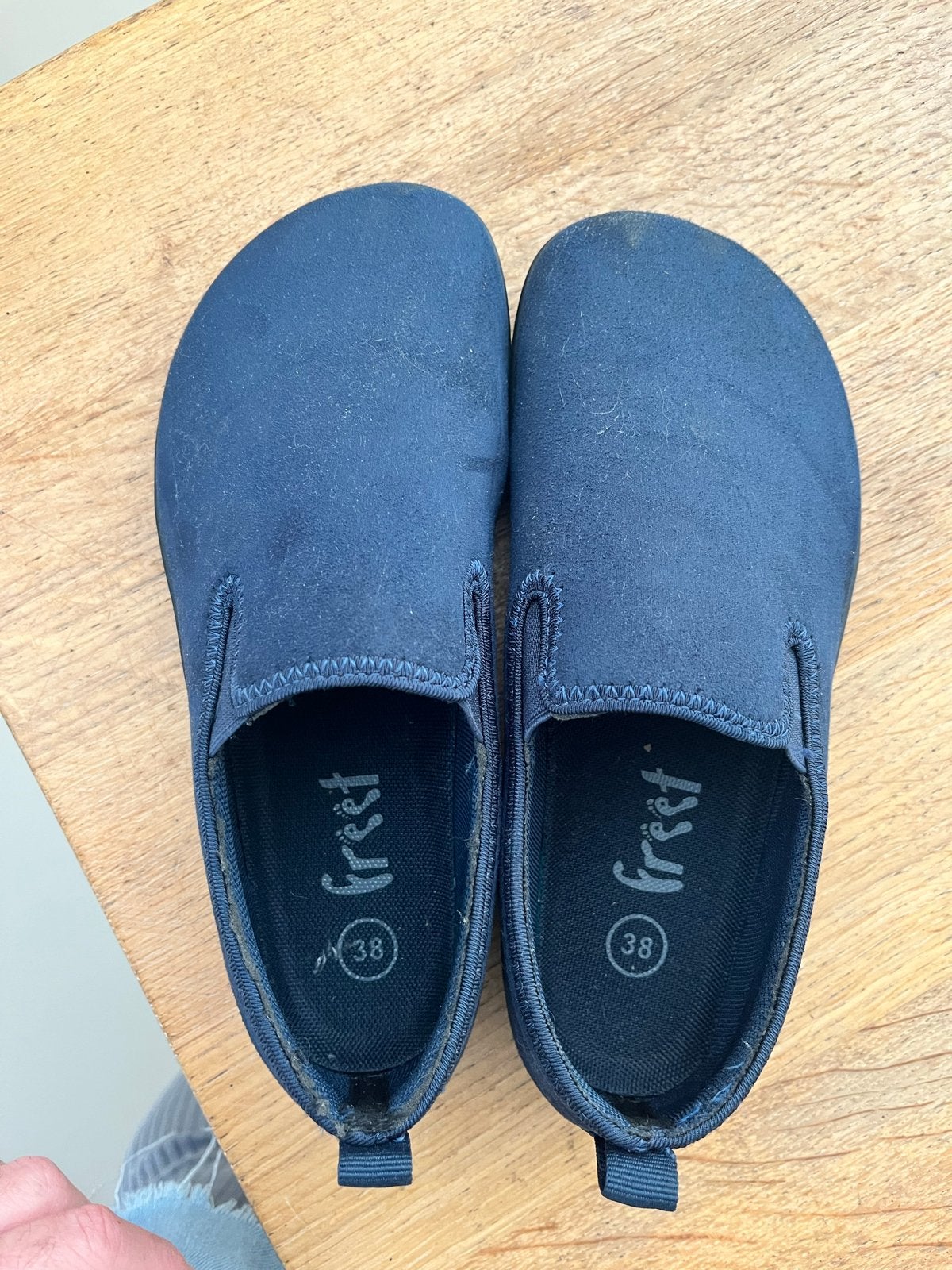 Barefoot Freet schoenen maat 38 - Slechts 1x gedragen, Ophalen of Verzenden, Zo goed als nieuw, Blauw, Instappers