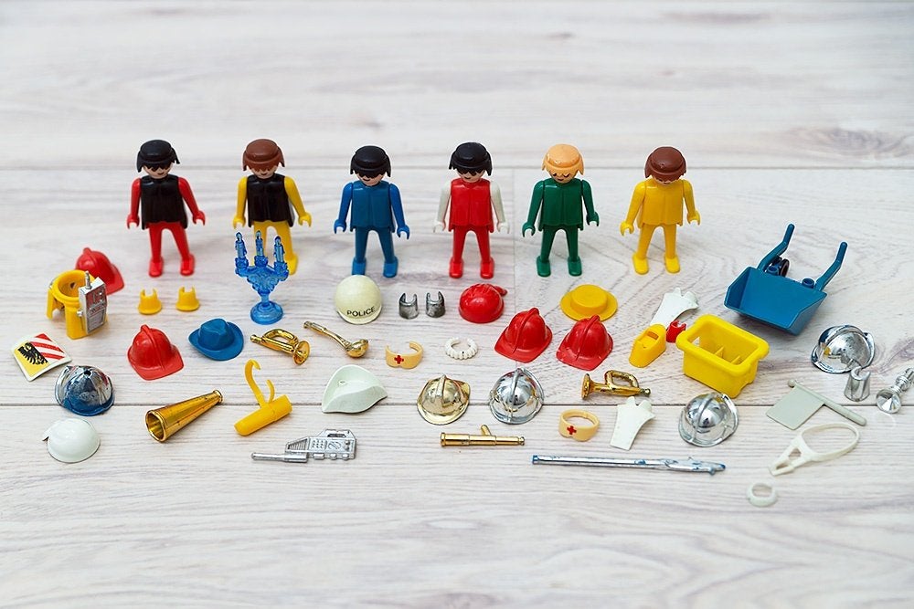 Vintage Playmobil & Attributen ( >50 stuks), Kinderen en Baby's, Speelgoed | Playmobil, Ophalen of Verzenden, Gebruikt, Losse onderdelen