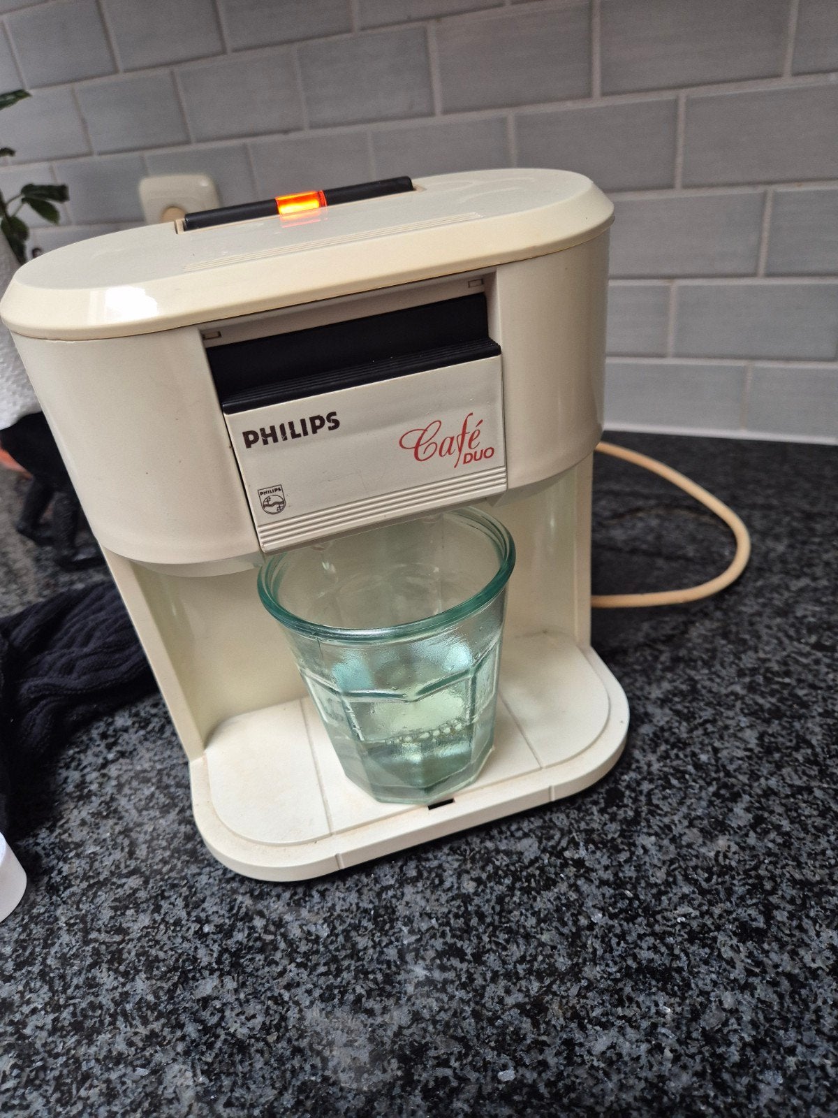 Philips Café Duo Koffiezetapparaat - Vintage Design, Ophalen of Verzenden, Gebruikt, Koffiemachine, Gemalen koffie