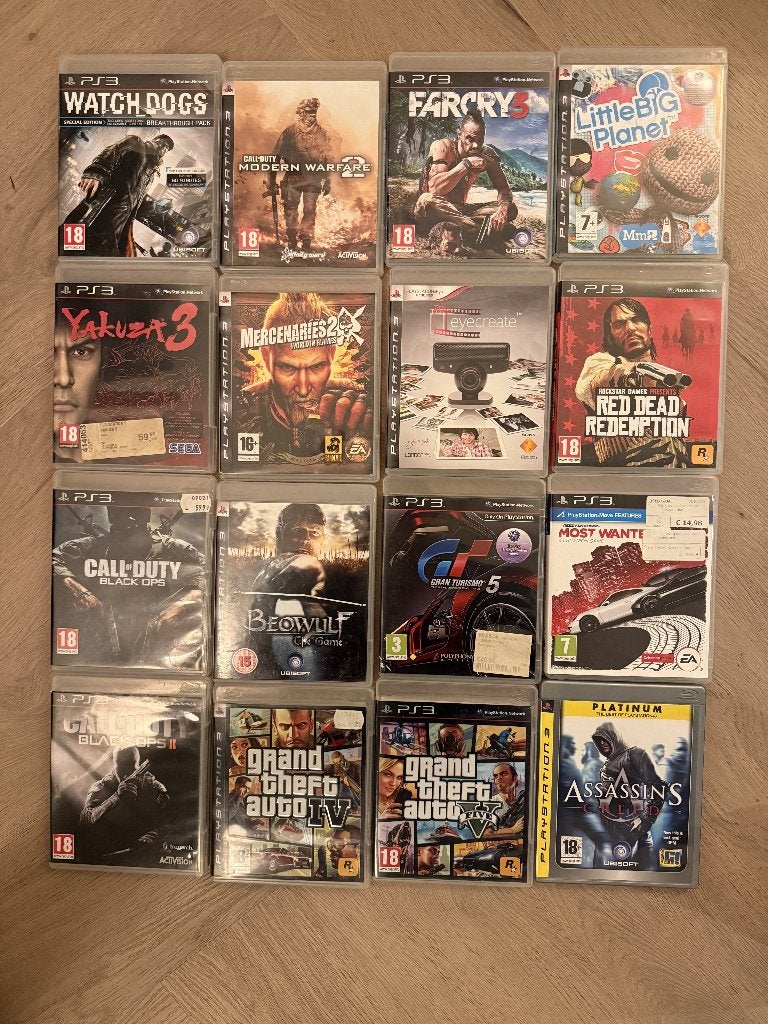 spelletjescollectie van 16 stuks voor playstation 5 (PS5), Ophalen of Verzenden, Zo goed als nieuw