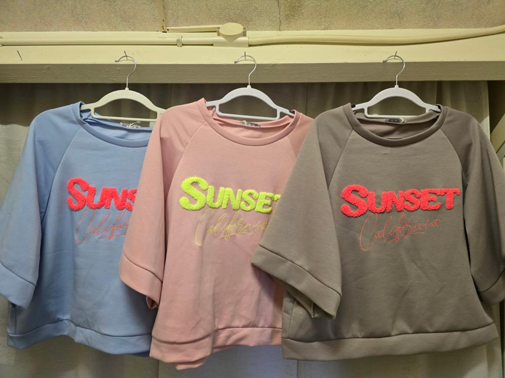 Nieuw shirt sunset neon 40 42 44, Kleding | Dames, T-shirts, Maat 42/44 (L), Nieuw, Ophalen of Verzenden, Korte mouw