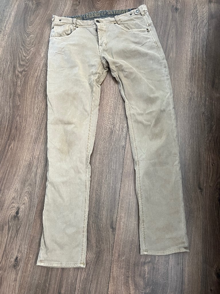PME legend beige regular slim fit stretch jeans maat 36/36, W36 - W38 (confectie 52/54), Overige kleuren, Nieuw, Ophalen of Verzenden