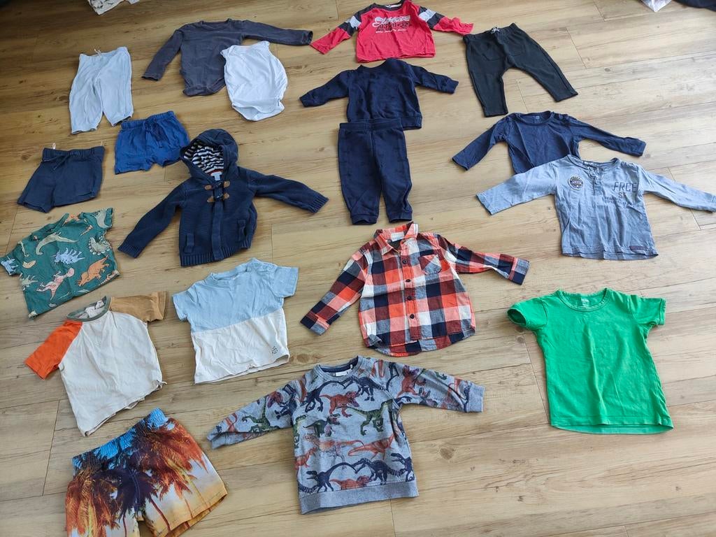 Jongens kledingpakket maat 80 - 19 delig (Hema, Dirkje etc.), Ophalen of Verzenden, Gebruikt, Jongetje