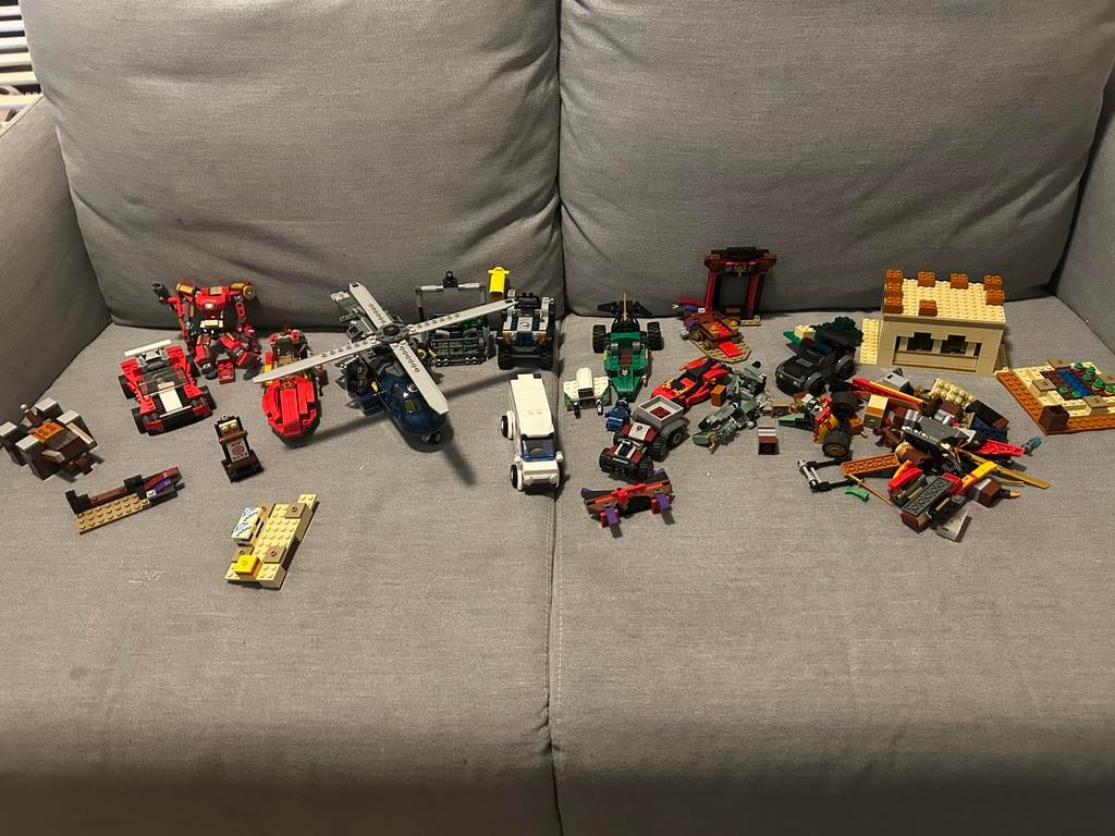 Grote collectie LEGO sets: Ninjago, Jurassic Park, Minecraft, Ophalen, Gebruikt, Complete set, Lego