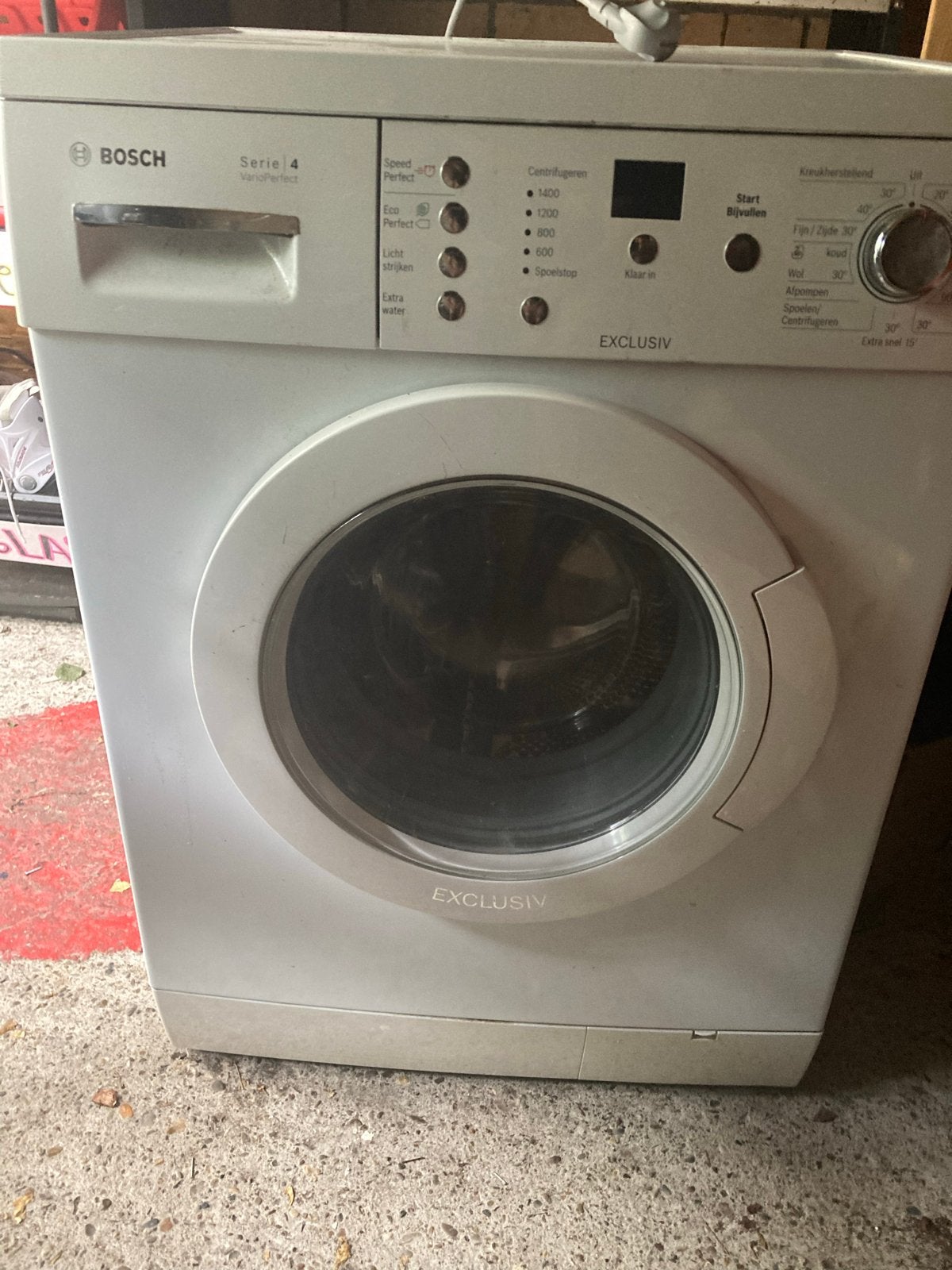 Bosch Serie 4 Exclusiv Wasmachine - Voorlader, Ophalen, Gebruikt, Voorlader, 85 tot 90 cm