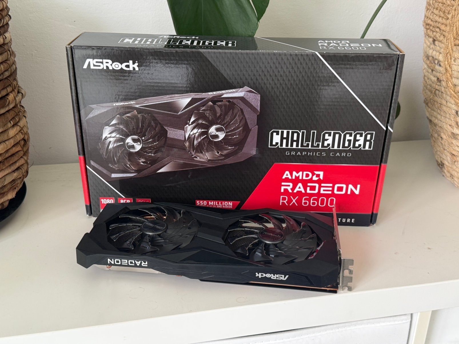 Asrock AMD Radeon RX 6600 Challenger, Computers en Software, Ophalen, Gebruikt, AMD, GDDR6