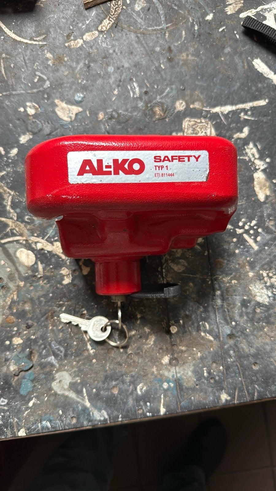 AL-KO Safety Koppeling Slot - Rood, Type 1, Ophalen, Gebruikt