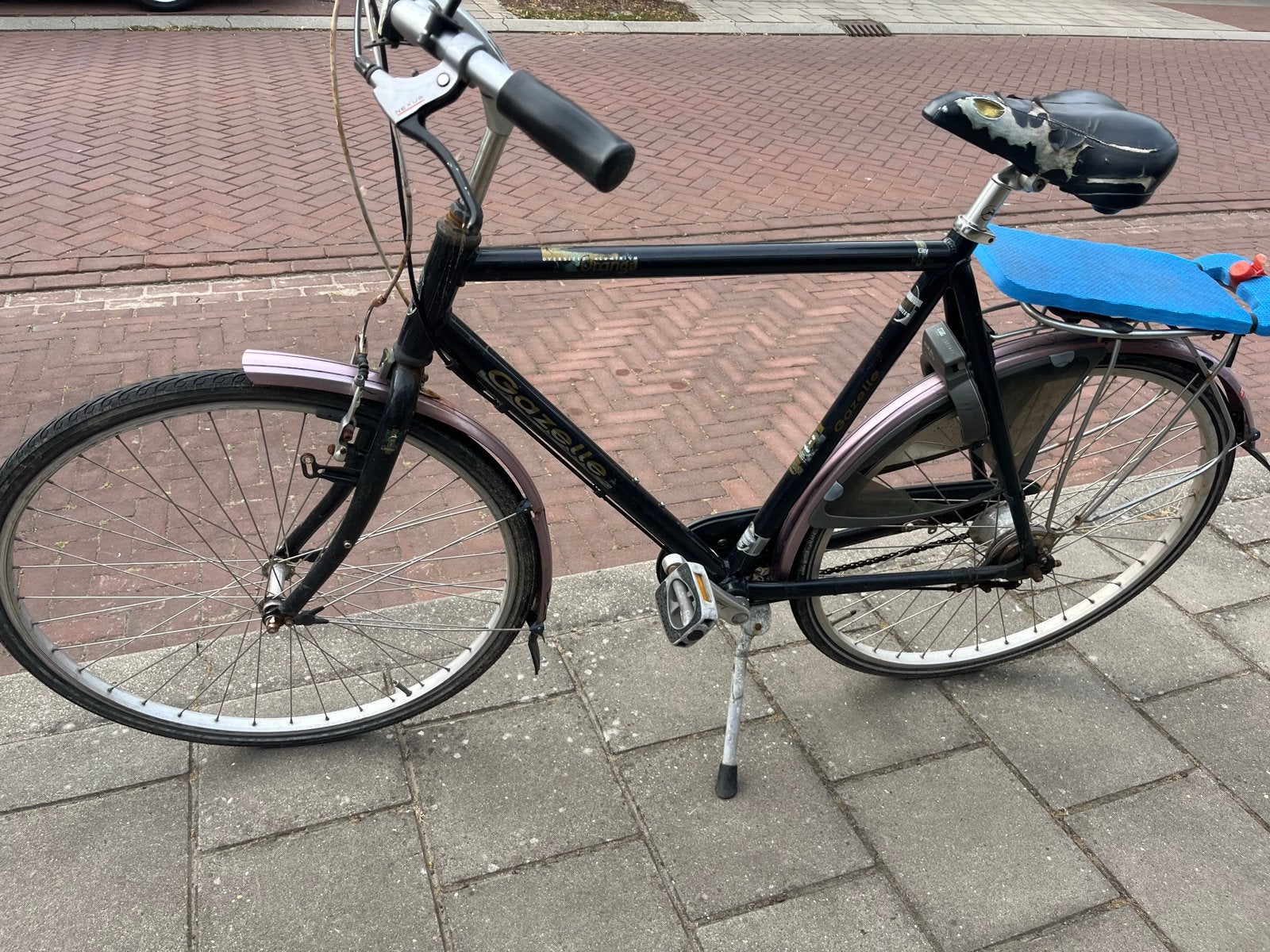 Gazelle Oranje heren stadsfiets - opknapper, Fietsen en Brommers, Fietsen | Heren | Herenfietsen, Ophalen, Gebruikt, Gazelle, Versnellingen