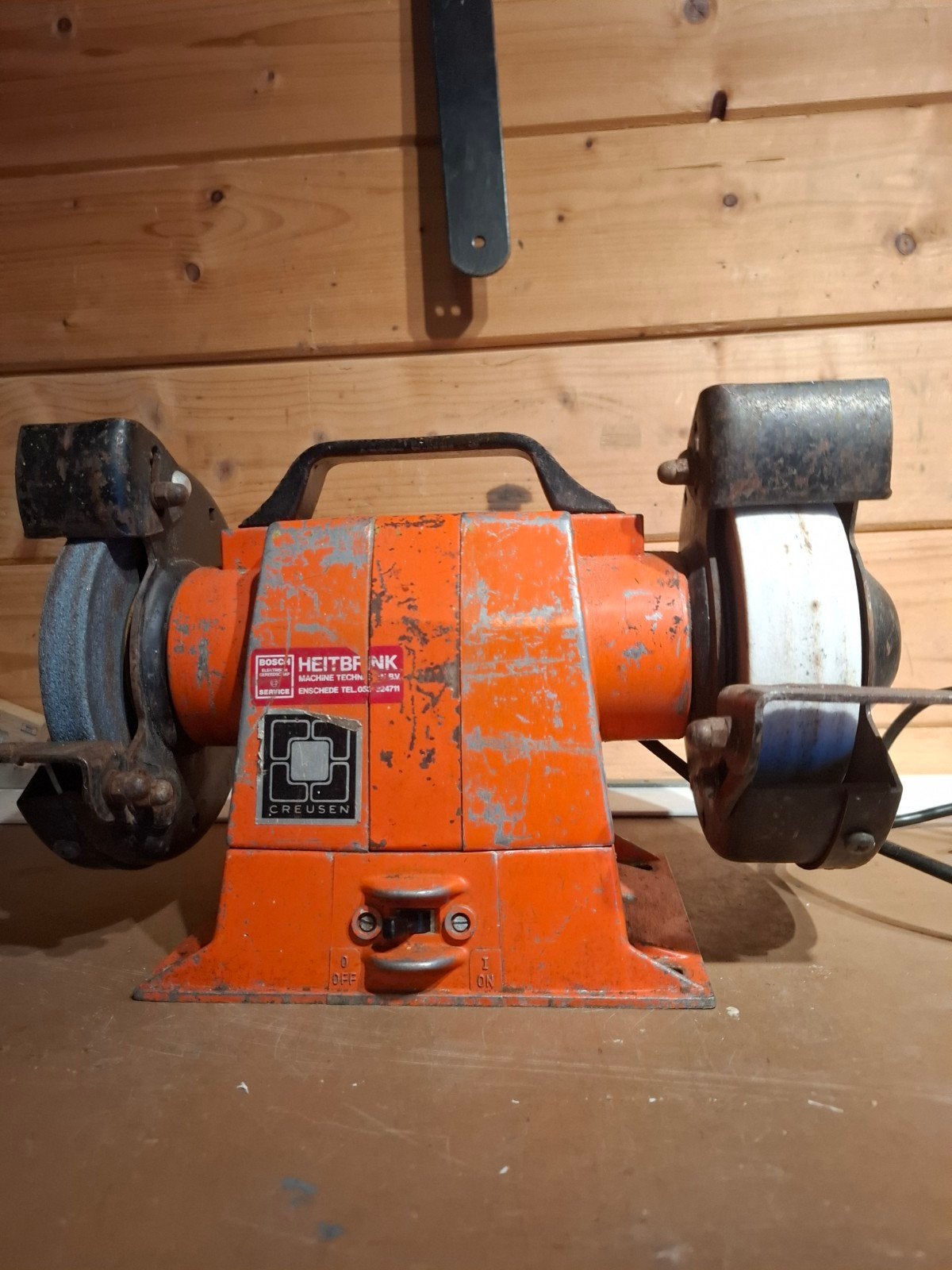 te Koop slijpmachine, Doe-het-zelf en Verbouw, Gereedschap | Slijpmachines, Ophalen of Verzenden, Gebruikt, Minder dan 700 watt