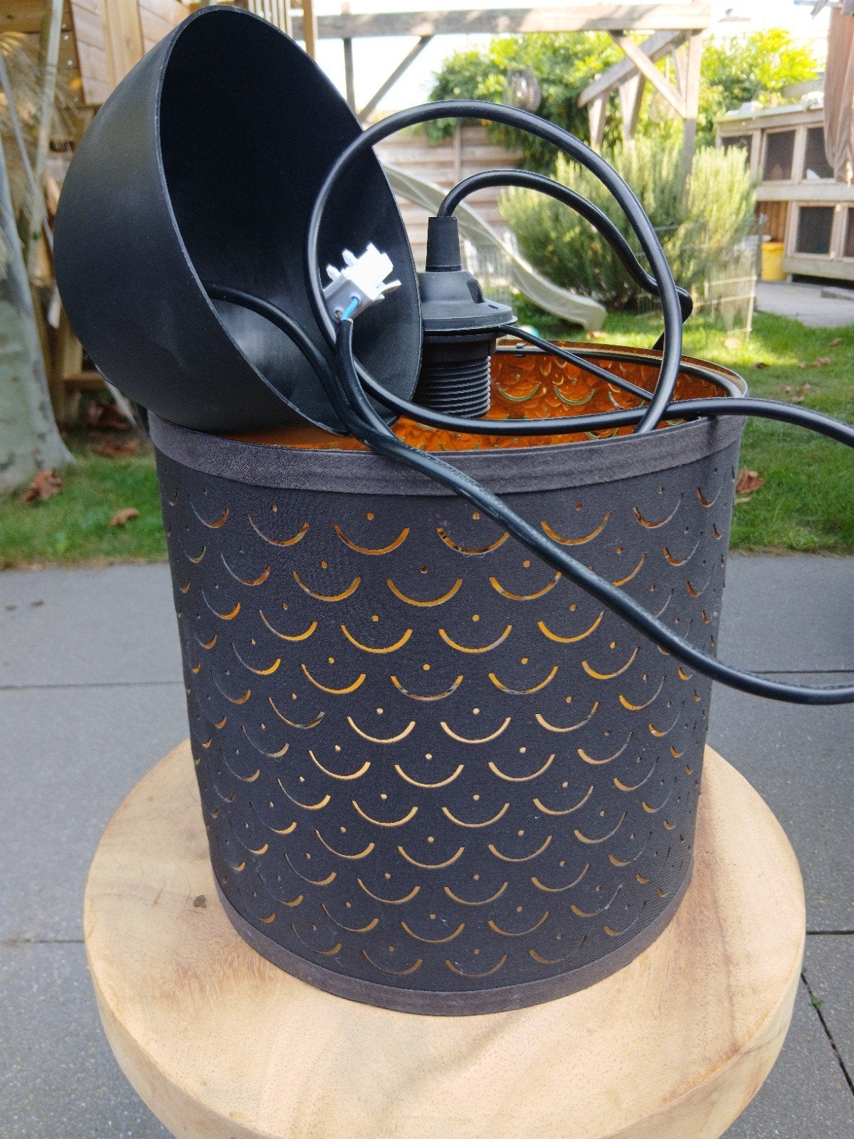 hanglamp, Ophalen, Zo goed als nieuw, Overige materialen, E27 (groot)