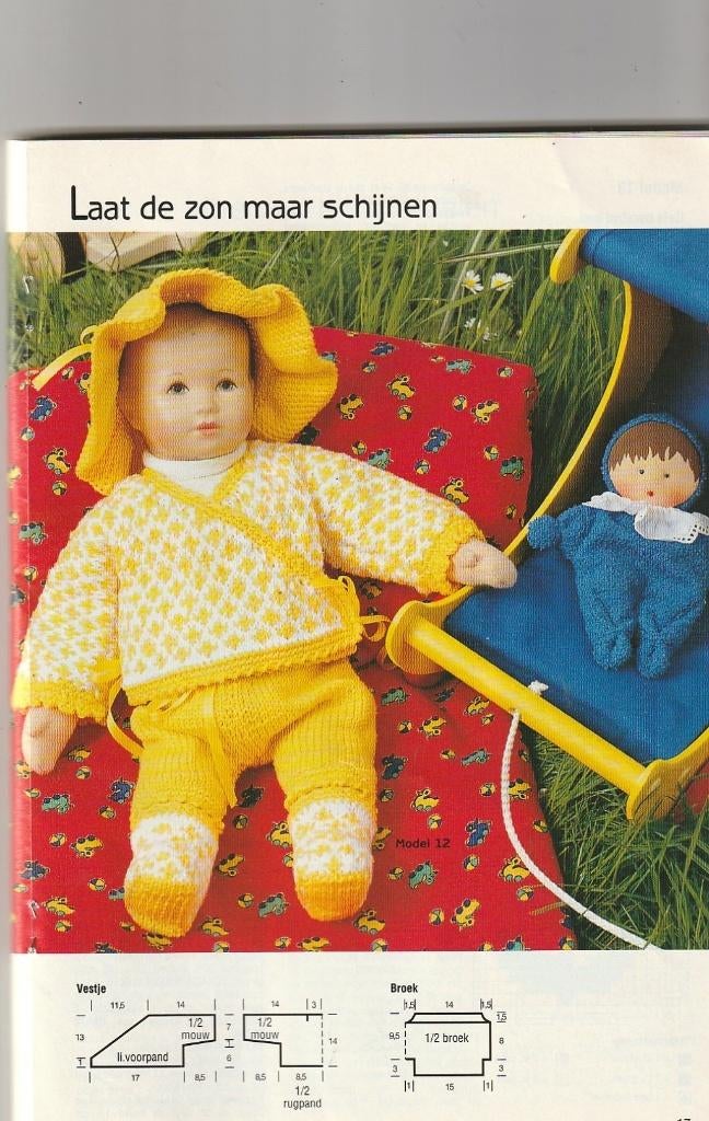 Diana poppenkleertjes & beren naaien breien n.68, Hobby en Vrije tijd, Verzenden, Gebruikt, Breien, Patroon of Boek