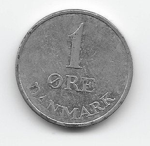 Denemarken 1 øre 1969 KM# 839.2, Verzenden, Overige landen, Losse munt