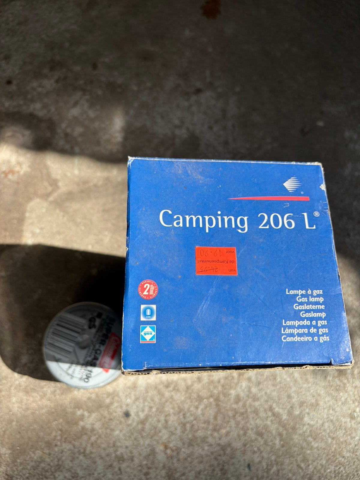 Campingaz Campinglamp 206 L 80W, Ophalen of Verzenden, Gebruikt