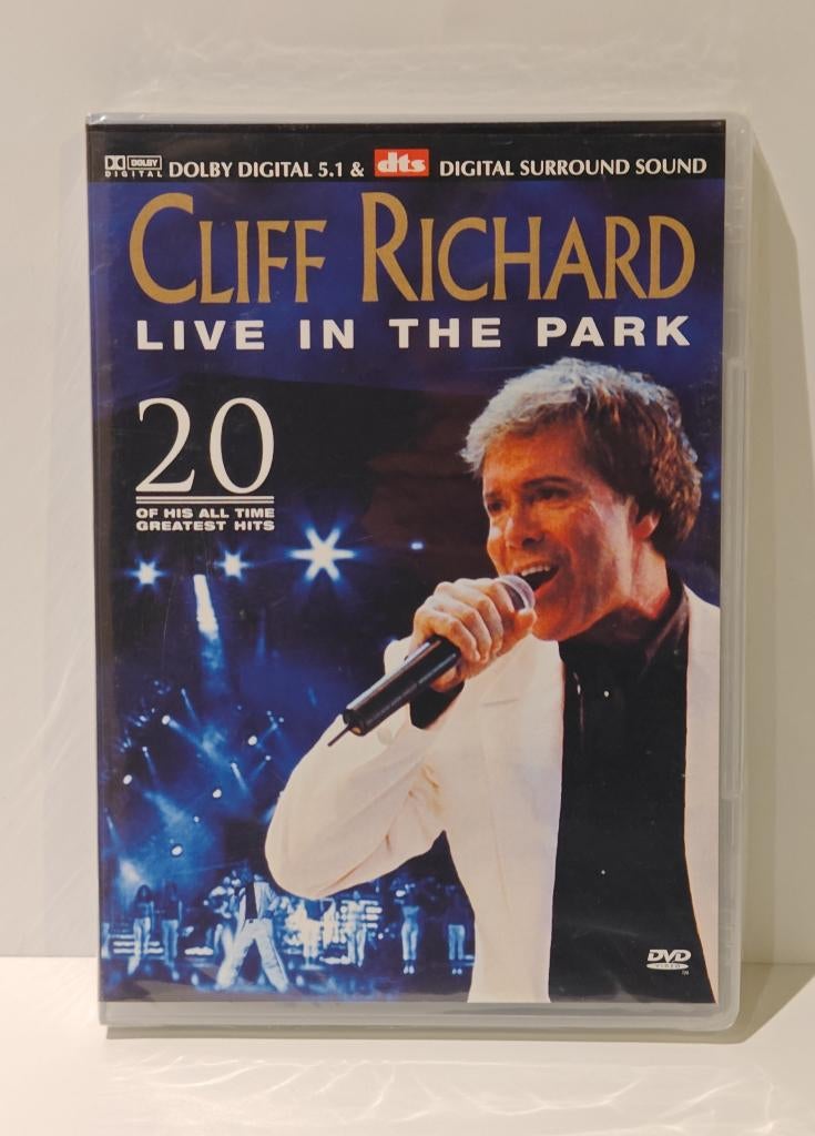 Cliff Richard Live in the Park NIEUWE DVD Greatest Hits, Alle leeftijden, Ophalen of Verzenden, Nieuw in verpakking, Muziek en Concerten