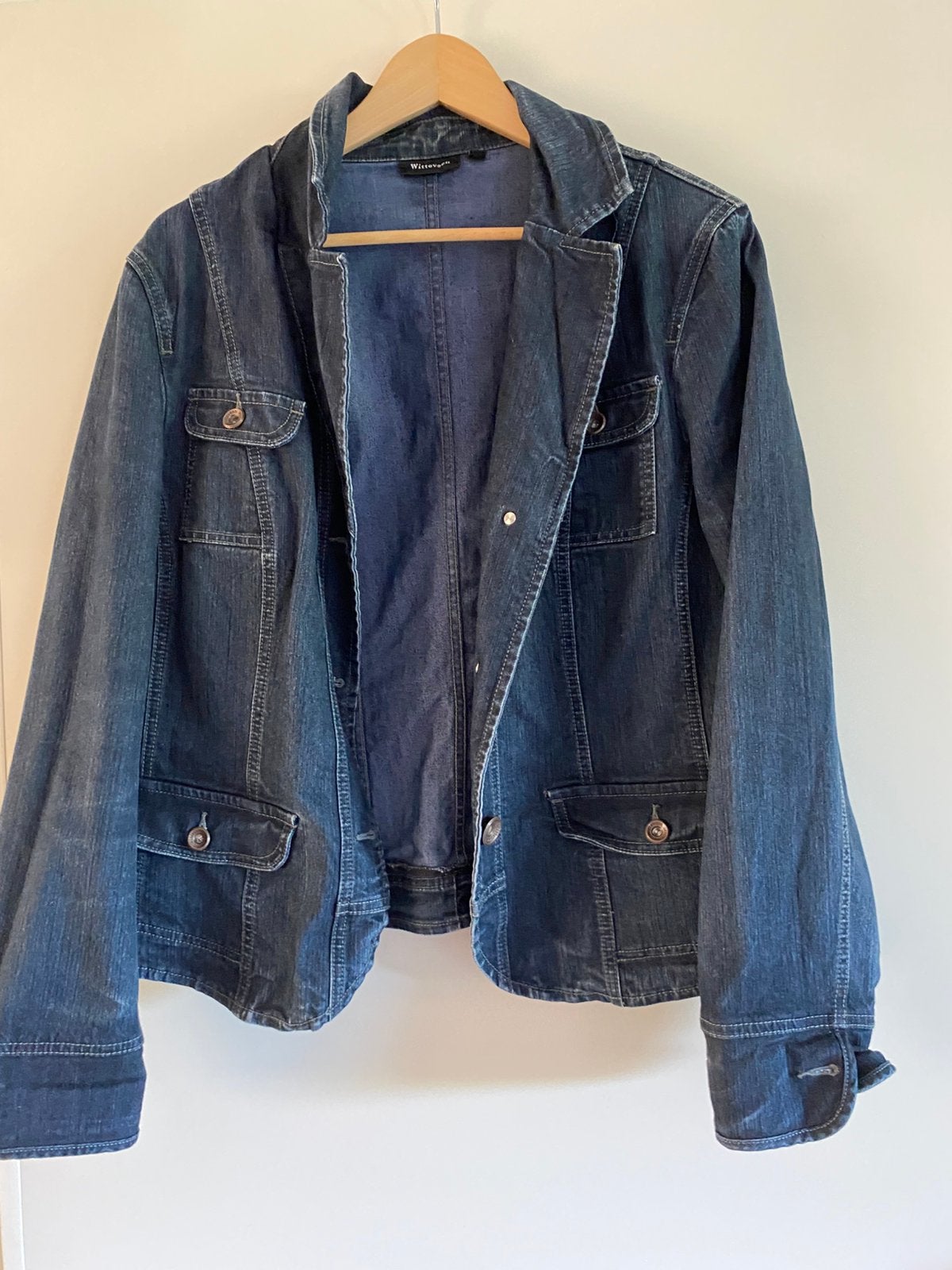 Spijkerjas, Kleding | Dames, Blauw, Maat 42/44 (L), Ophalen of Verzenden, Zo goed als nieuw