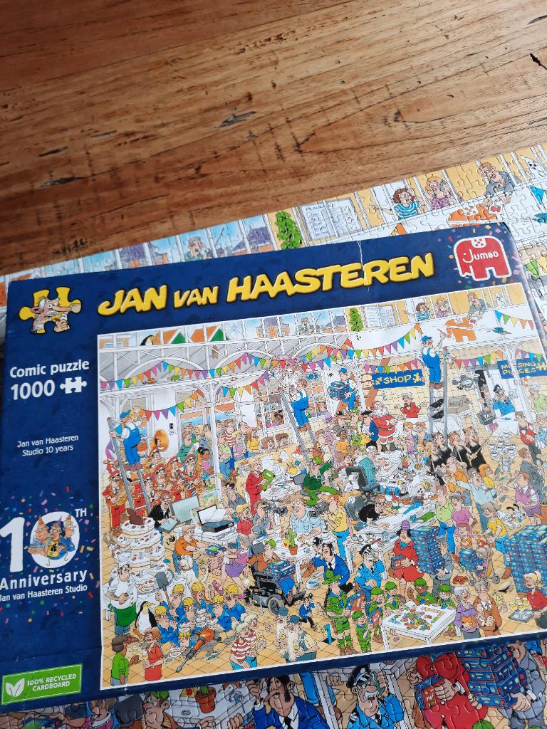 Puzzel Jan van Haasteren, Ophalen, 500 t/m 1500 stukjes, Zo goed als nieuw, Legpuzzel