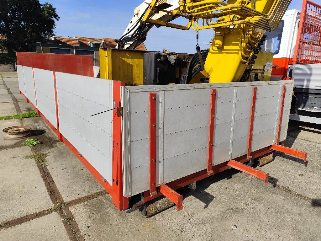 Laadvloer met aluminium borden en Kennis kraan, Ophalen