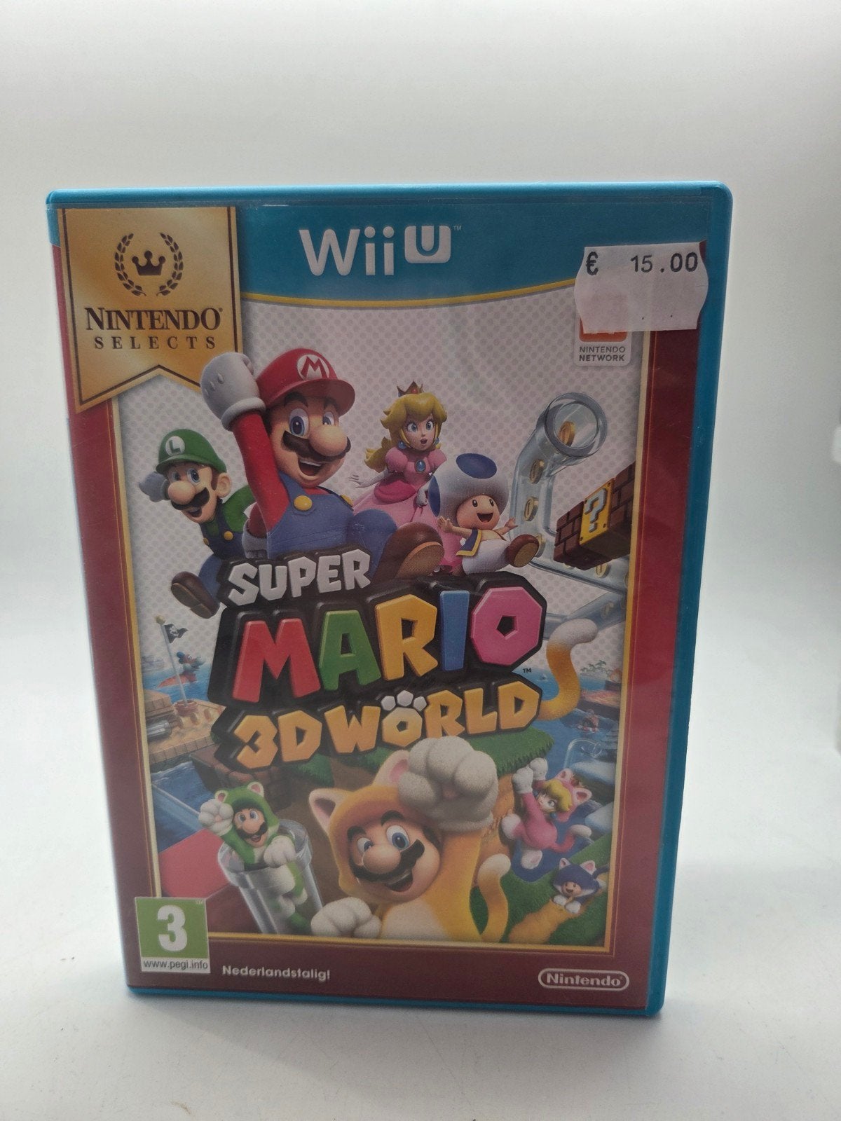 Super Mario 3D World - Wii U (Nintendo Selects), Spelcomputers en Games, Nintendo, Eén computer, Zo goed als nieuw, Nintendo of Europe GmbH, Goldsteinstr. 235, 60528 Frankfurt am Main, Duitsland