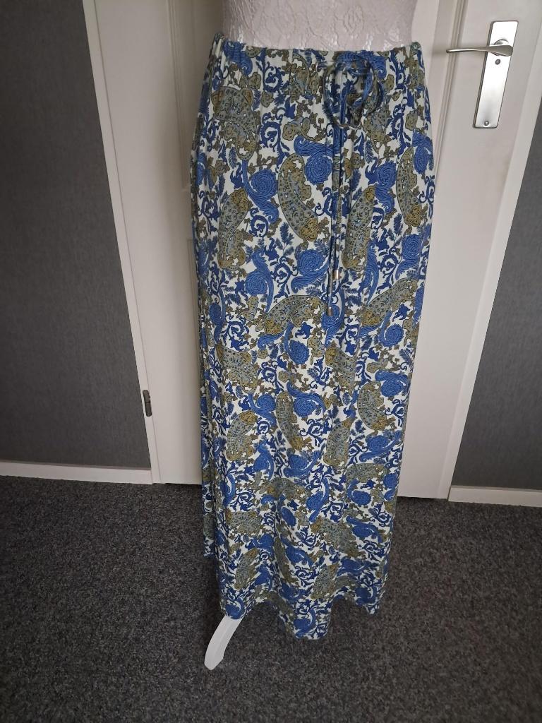 Rok Geisha  Kleur : Blauw Maat : M, Kleding | Dames, Rokken, Maat 38/40 (M), Geisha, Blauw, Ophalen of Verzenden