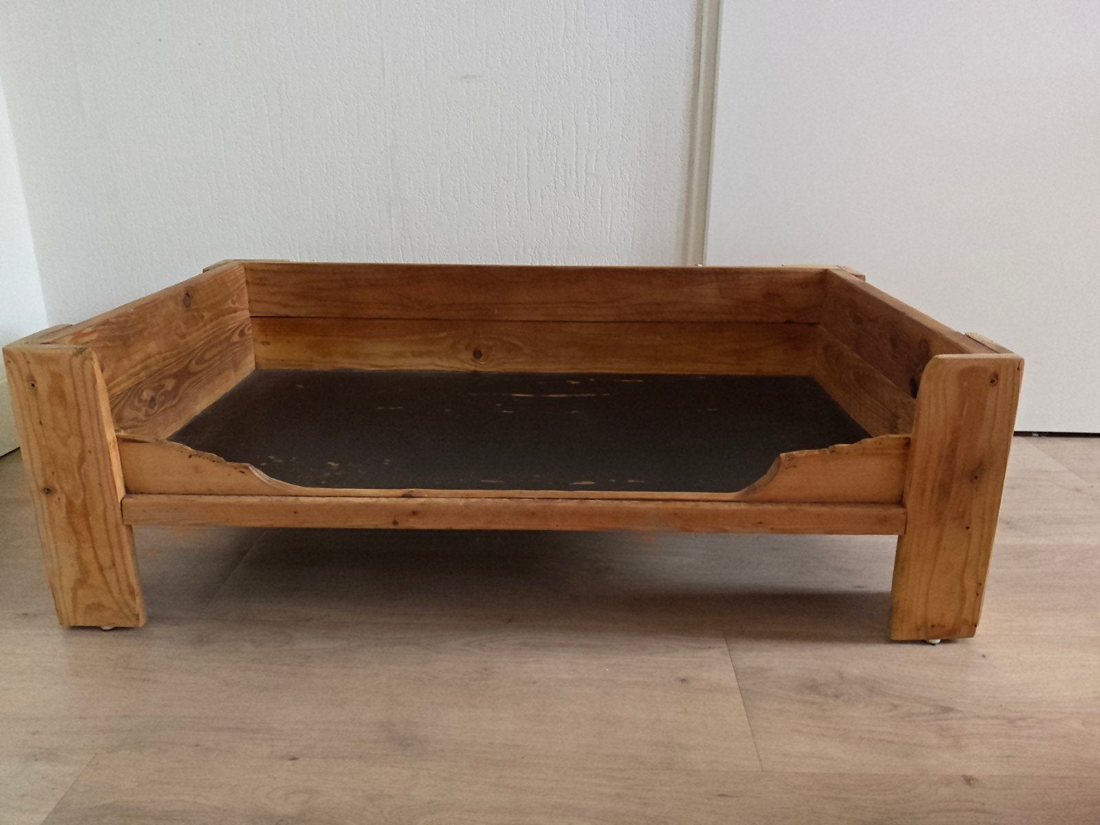mooie stoere houten bed mand., Ophalen, Zo goed als nieuw, Overige