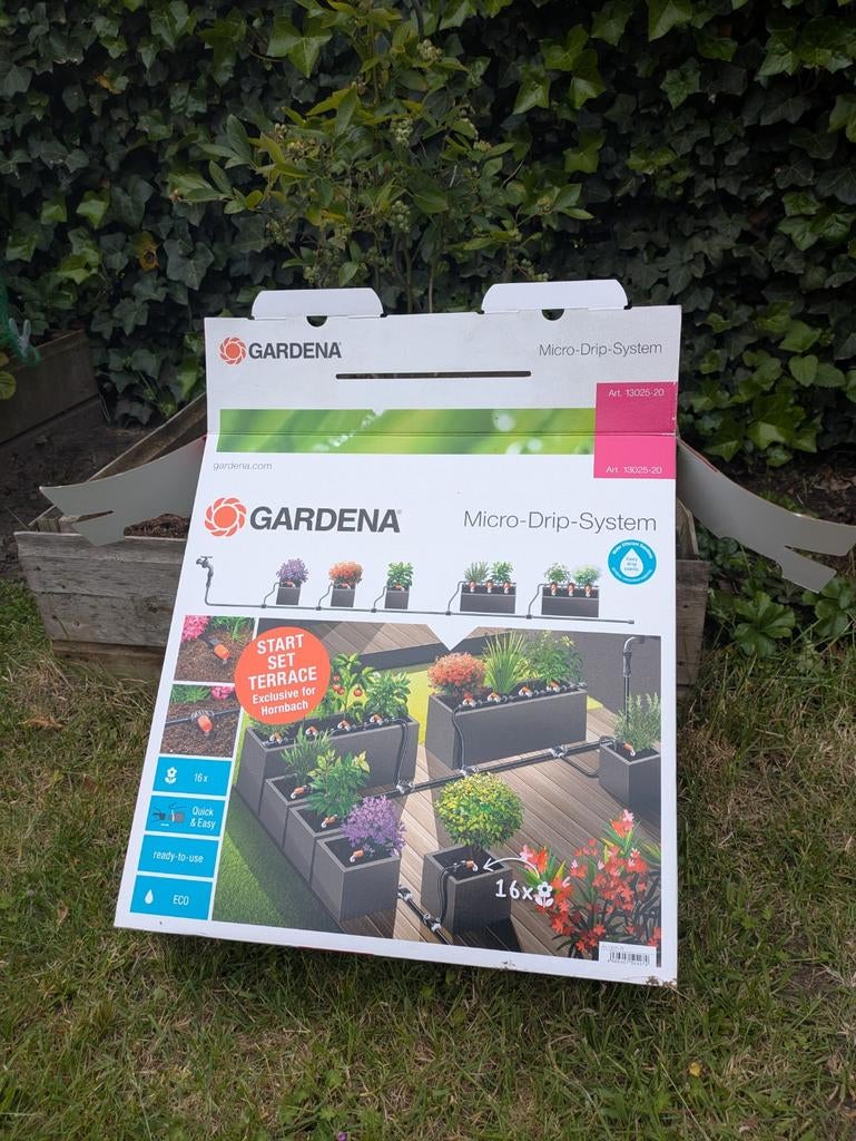 Gardena Micro-Drip-System Start Set Terras (Gebruikt), Tuin en Terras, Ophalen