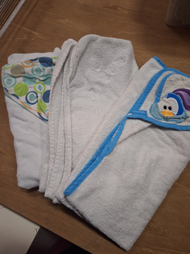 Badcapes / badjasjes baby, Kinderen en Baby's, Ophalen, Gebruikt, Overige typen
