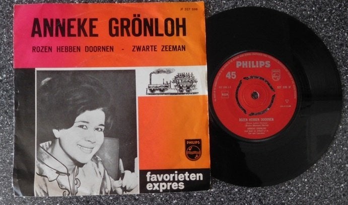 Anneke Grönloh - rozen hebben doornen, Ophalen of Verzenden, Zo goed als nieuw, 7 inch, Levenslied of Smartlap