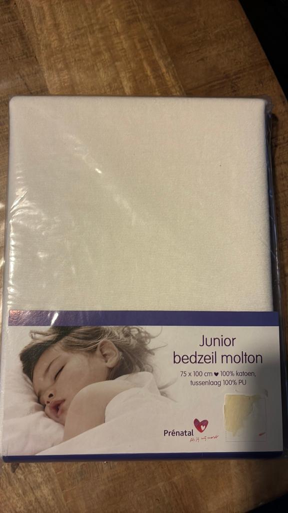 Baby Molton bedzeil, Kinderen en Baby's, Kinderkamer | Beddengoed, Ophalen, Jongetje of Meisje, Nieuw, Wit