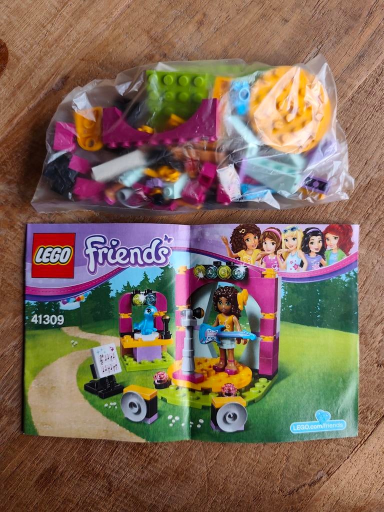 LEGO Friends Andrea's Muzikaal Duet - Set 41309 Compleet, Gebruikt, Lego, Compleet, Friends