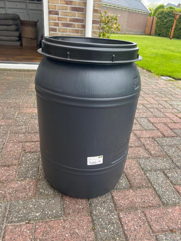 Zwarte kunststof regenton - 60 cm of meer, Dieren en Toebehoren, Ophalen of Verzenden