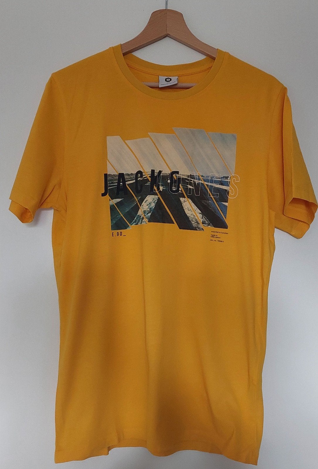 Jack & Jones Core geel heren t-shirt M zgan., Kleding | Heren, T-shirts, Ophalen of Verzenden, Zo goed als nieuw, Geel, Jack & Jones