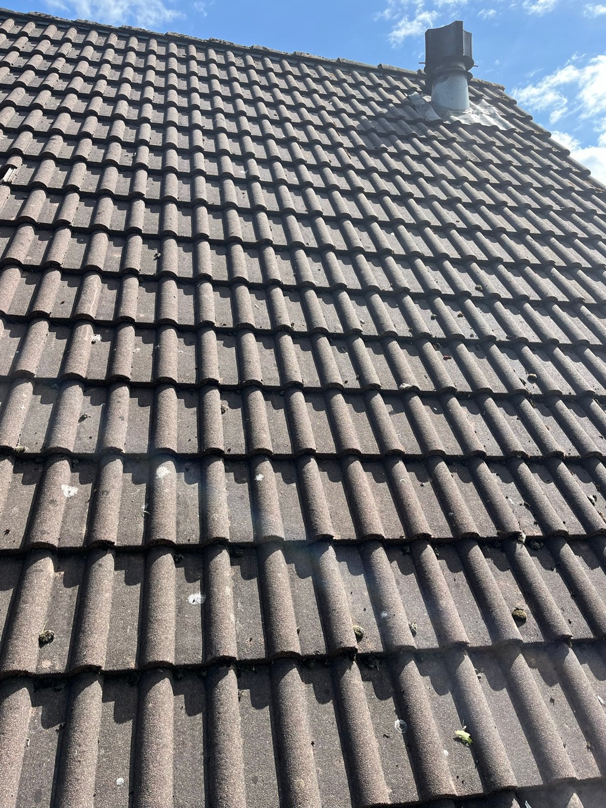 Gebruikte dakpannen van Finkenberger Dachstein, Doe-het-zelf en Verbouw, Dakpannen en Dakbedekking, Ophalen, Overige materialen