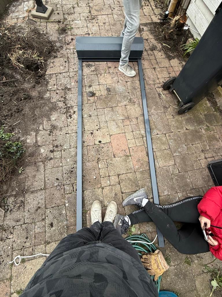 Grijze rolluik deur - werkend en in goede staat 1 meter, Ophalen of Verzenden, Gebruikt, Grijs, Minder dan 100 cm