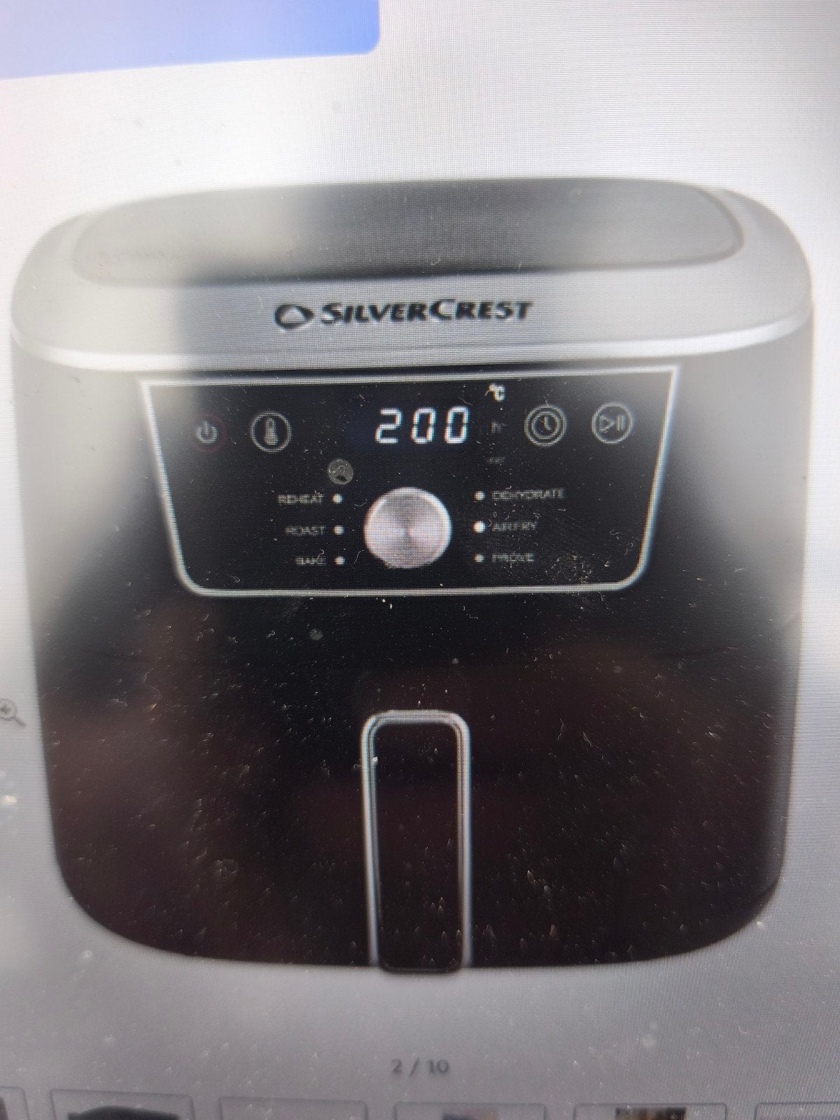 SilverCrest Airfryer - Nieuw in doos, Ophalen of Verzenden, Nieuw, Airfryer, 1500 gram of meer