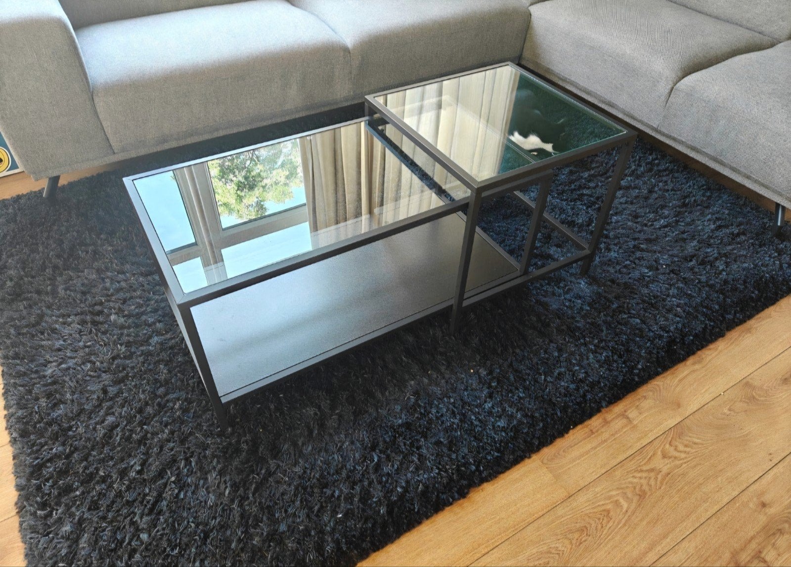 VITTSJÖ Bijzettafel / salontafel, Huis en Inrichting, Tafels | Salontafels, Ophalen, Gebruikt, Ikea, ?