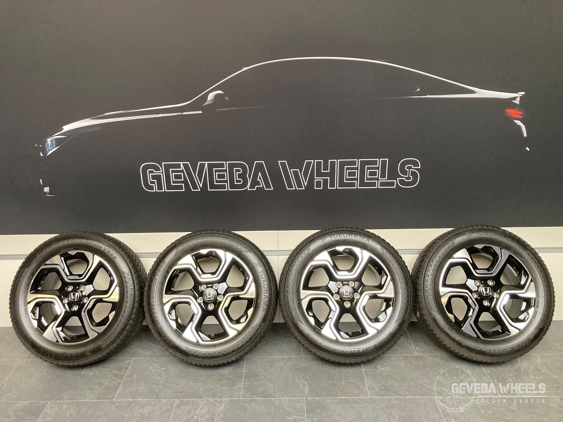 18” originele Honda CR-V CRV velgen + winterbanden 5x114.3, 18 inch, Gebruikt, -, -