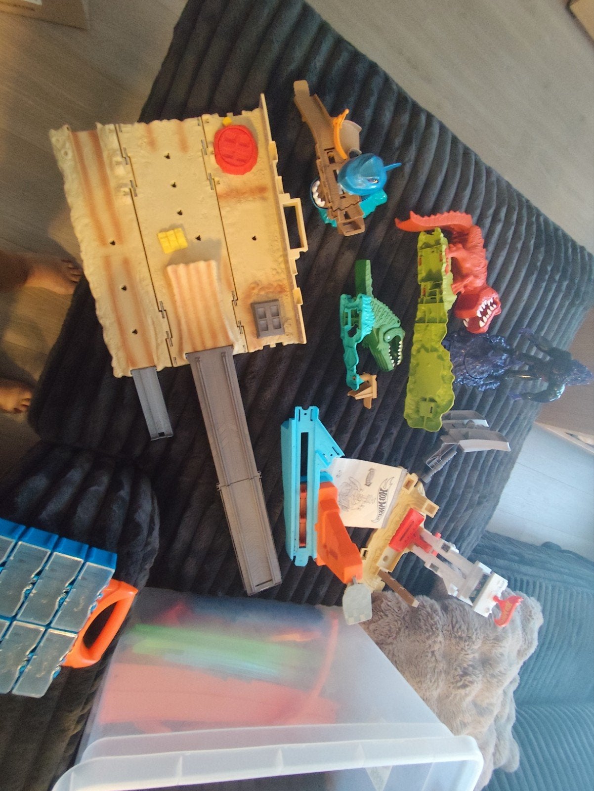 Hot Wheels verschillende banen sets, Ophalen, Zelf te bouwen, Racebaan, Gebruikt