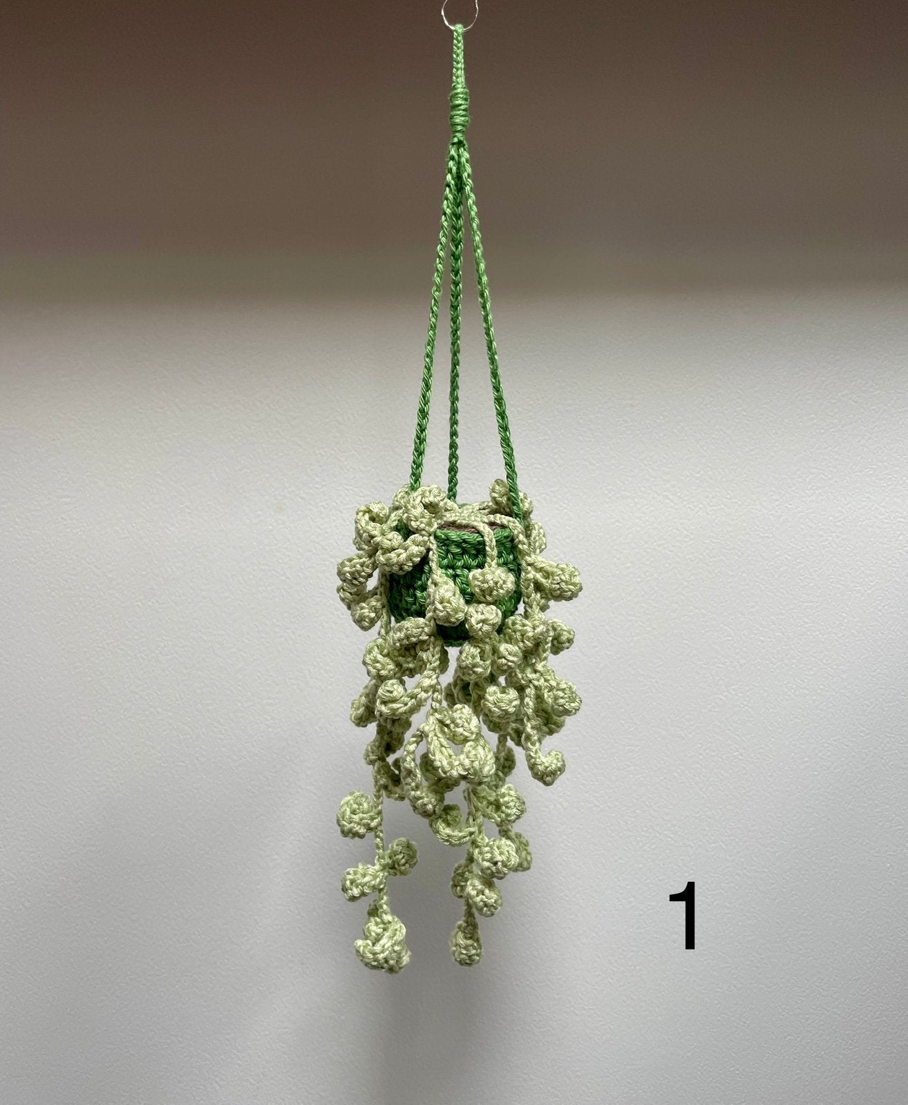 Gehaakt hangplantje voor in de camper ca 30x7 cm, Verzenden, Nieuw