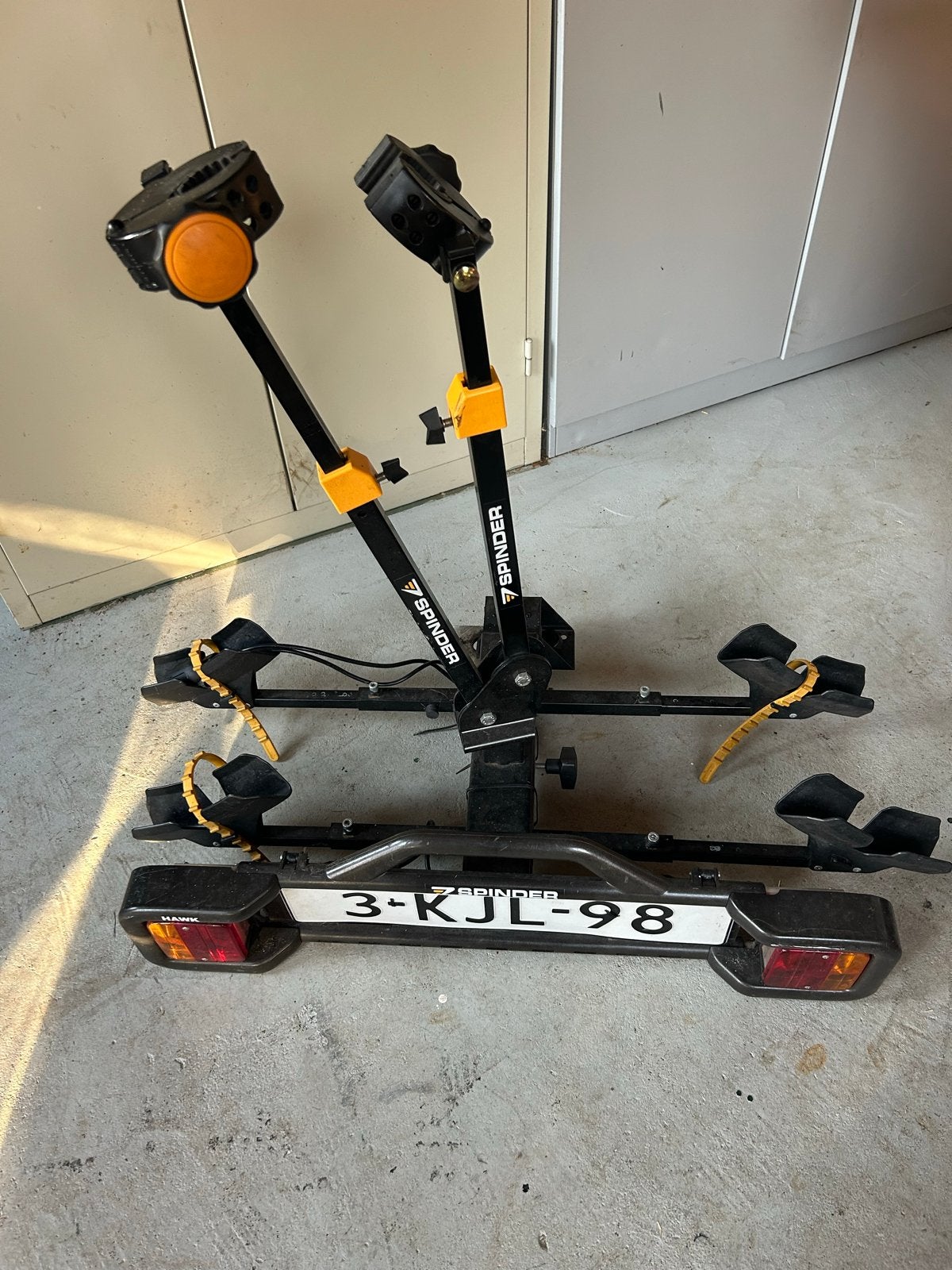 Spinder Hawk fietsendrager, Ophalen, Gebruikt