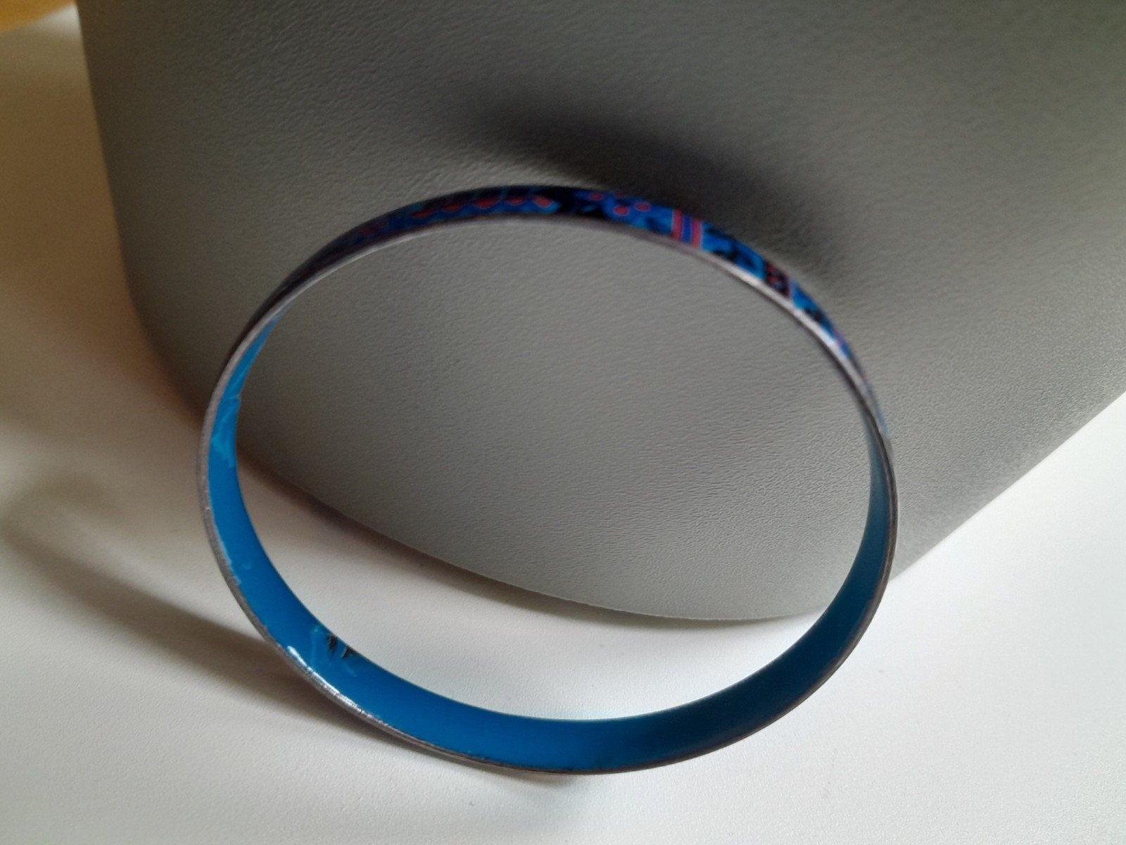 emaillen armband vintage, Ophalen of Verzenden, Overige materialen, Armband