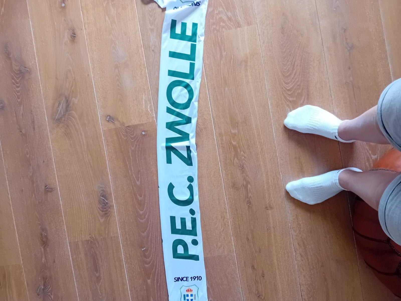 PEC Zwolle Jubileum Sjaal - Zonneplan, Ophalen, Zo goed als nieuw, Clubaccessoires