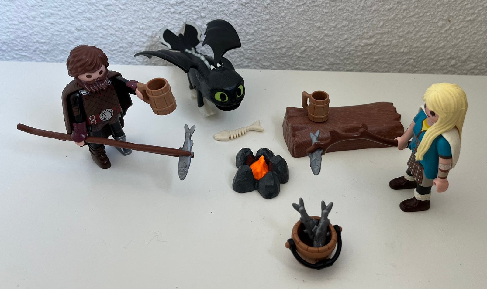Playmobil 70040, Dragons, Hikkie en Astrid., Kinderen en Baby's, Gebruikt, Complete set, Ophalen of Verzenden, Dragons